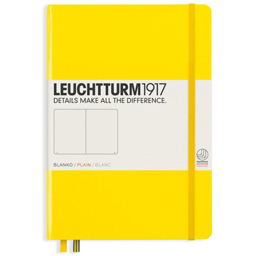 LEUCHTTURM1917 Medium A5 notitieboek Lemon blanco