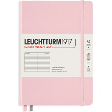 LEUCHTTURM1917 Medium A5 notitieboek Powder gelijnd