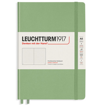 LEUCHTTURM1917 Medium A5 notitieboek Sage dotted