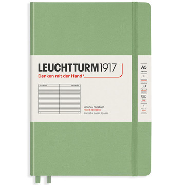 LEUCHTTURM1917 Medium A5 notitieboek Saga gelijnd