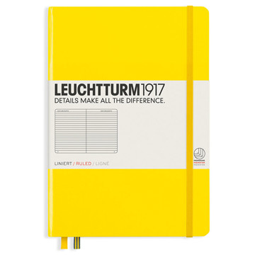 LEUCHTTURM1917 Medium A5 notitieboek Lemon gelijnd