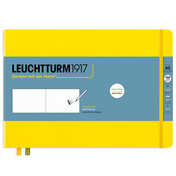 LEUCHTTURM1917 Sketchbook Medium Landscape Yellow