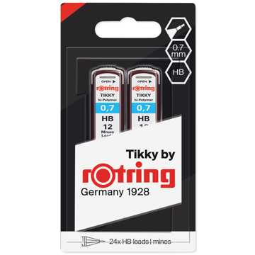 Rotring Tikky potloodstift 0.7mm HB 24stuks 