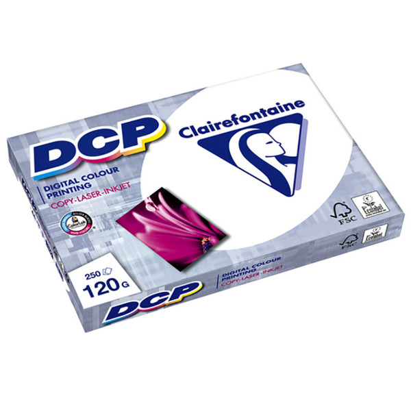 kopieerpapier Clairefontaine DCP     A4 120gr 250vel wit - 1844