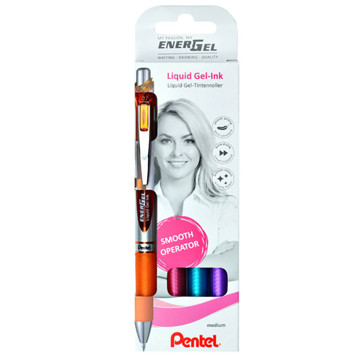 rollerpen Pentel Energel BL77 - 0.35mm blister 4 kleuren