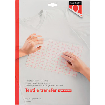 transfer Quantore A4 tbv T-shirt  5vel - licht textiel