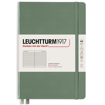 LEUCHTTURM1917 Medium A5 Smooth Colour notitieboek Olive gelijnd