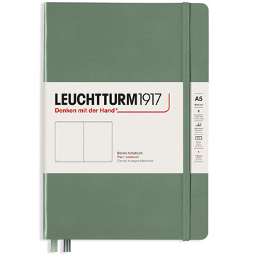 LEUCHTTURM1917 Medium A5 Smooth Colour notitieboek Olive blanco