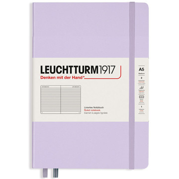 LEUCHTTURM1917 Medium A5 Smooth Colour notitieboek Lilac gelijnd