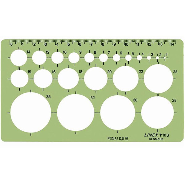  sjabloon Linex 1118s cirkel sjabloon