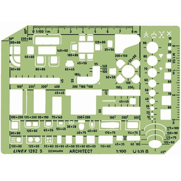 sjabloon Linex 1263s meubilair sjabloon 1:50