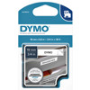 lettertape Dymo type D1 16960 19mm Poly zwart / wit - permanent