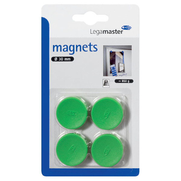 magneet Legamaster 30mm  4stuks groen