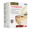 plakband 3M Scotch 550 19mm x 66m transparant