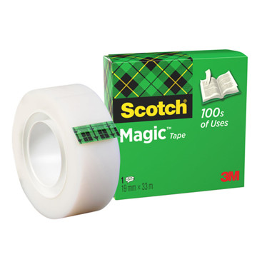 plakband 3M Scotch Magic 810 19mmx33m glashelder permanent