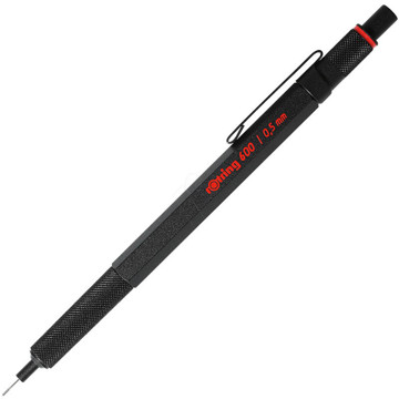 Rotring 600 0.5mm zwart vulpotlood