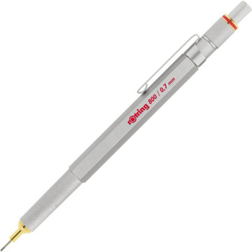 Rotring 800 0.7mm chrome vulpotlood