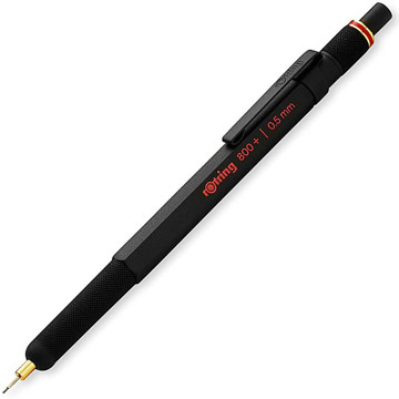 Rotring 800+ 0.5mm zwart vulpotlood