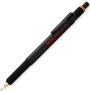 Rotring 800+ 0.7mm zwart vulpotlood