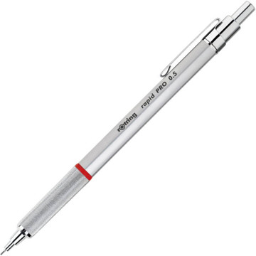 Rotring Rapid Pro 0.5mm chrome vulpotlood