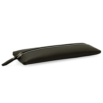 20S Flat Pencil Case Dark Brown