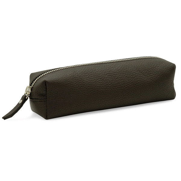 20S Rectangle Pencil Case Dark Brown