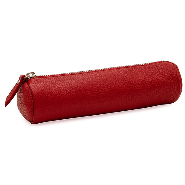 20S Round Pencil Case Red