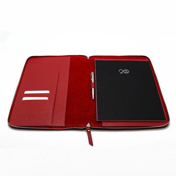 20S Clipboard Zip Around Red