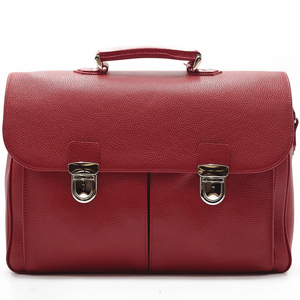 20S Briefcase Double Pocket Red