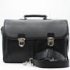 20S Briefcase Double Pocket Black