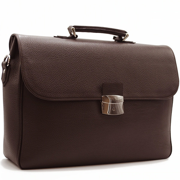  20S Briefcase Classic Dark Brown