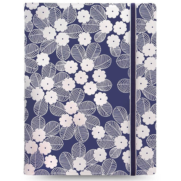 notitieboek Filofax Notebook A5 Impressions Navy & White