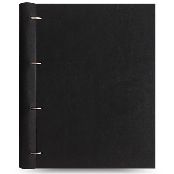 notitieboek Filofax Clipbook A4 Classic Bright black