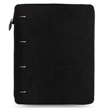 notitieboek Filofax Clipbook A4 Classic Monochrome black + rits