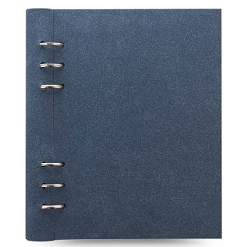 notitieboek Filofax Clipbook A5 Architexture blue suede