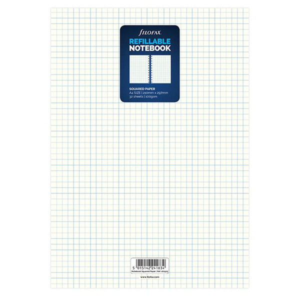 notitieboek Filofax Notebook A4  interieur ruit 5mm