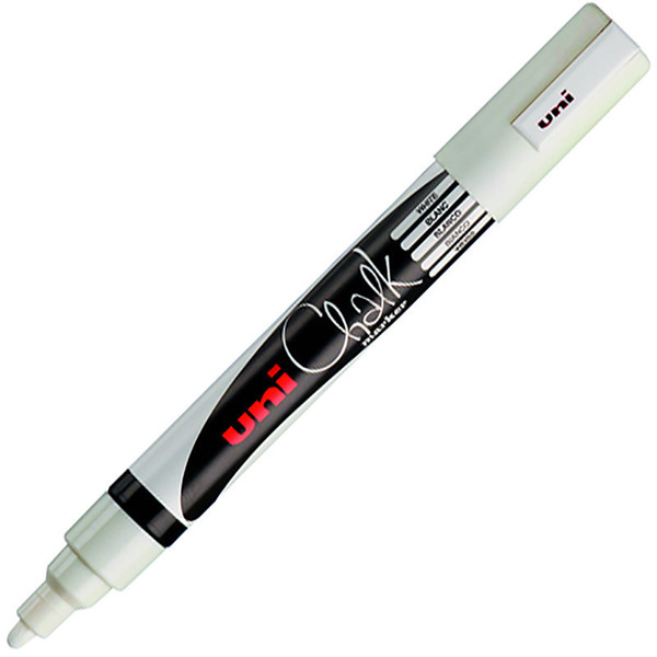 krijtstift Uni-ball Chalk rond wit 1.8-2.5mm