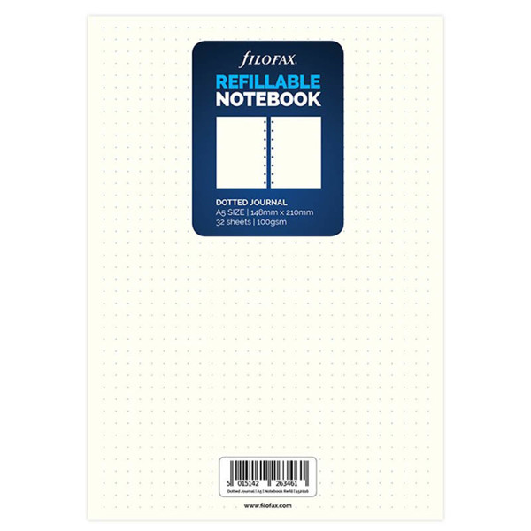 notitieboek Filofax Notebook A5  interieur dotted