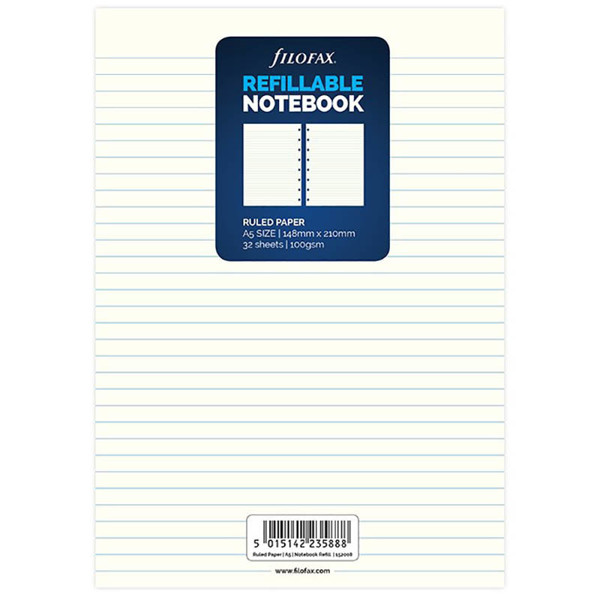 notitieboek Filofax Notebook A5  interieur gelijnd