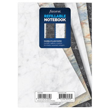 notitieboek Filofax Notebook A5  interieur marble blanco