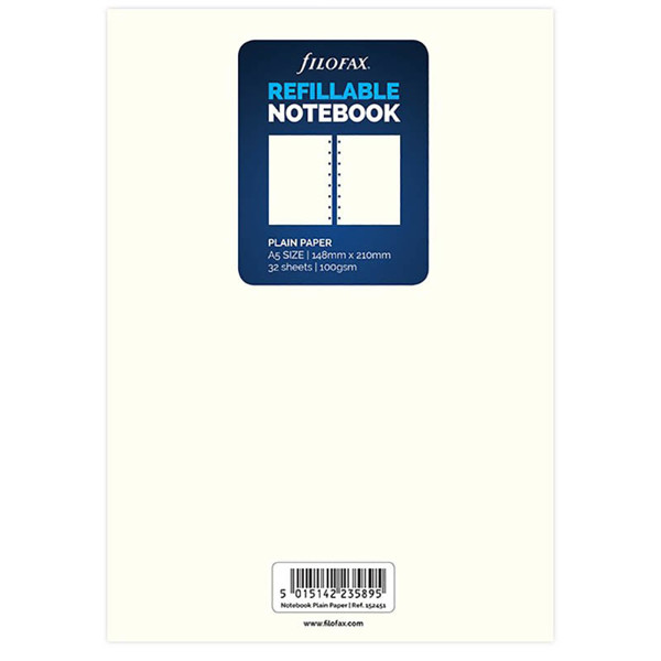 notitieboek Filofax Notebook A5  interieur blanco