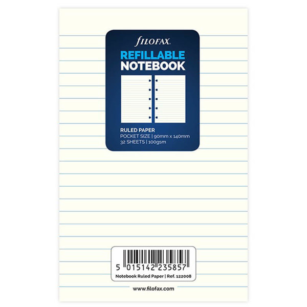 notitieboek Filofax Notebook pocket  interieur gelijnd