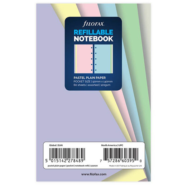 notitieboek Filofax Notebook pocket  interieur pastel blanco