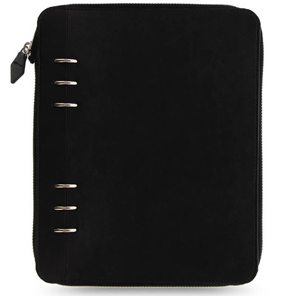 notitieboek Filofax Clipbook A5 Classic Monochrome black + rits