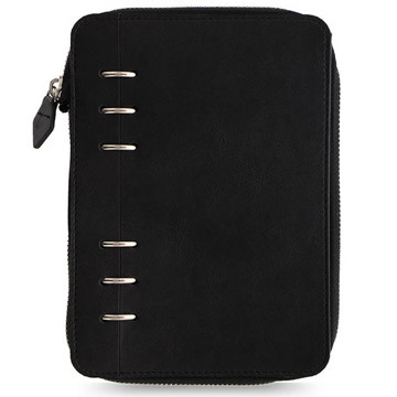 notitieboek Filofax Clipbook Personal Classic Monochrome black + rits