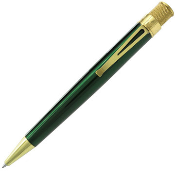 Retro 51 Tornado Brass Classic Lacquer Green