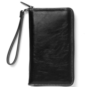 Filofax Personal Compact Zip  Malden Black