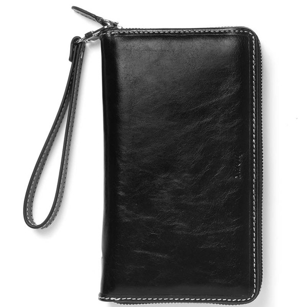 Filofax Personal Compact Zip  Malden Black