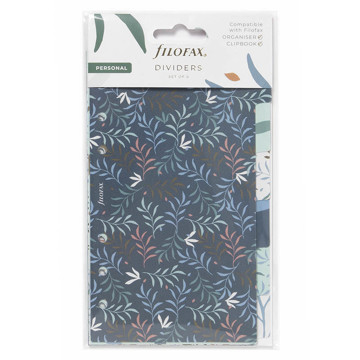 Filofax Clipbook Personal  interieur index Botanical