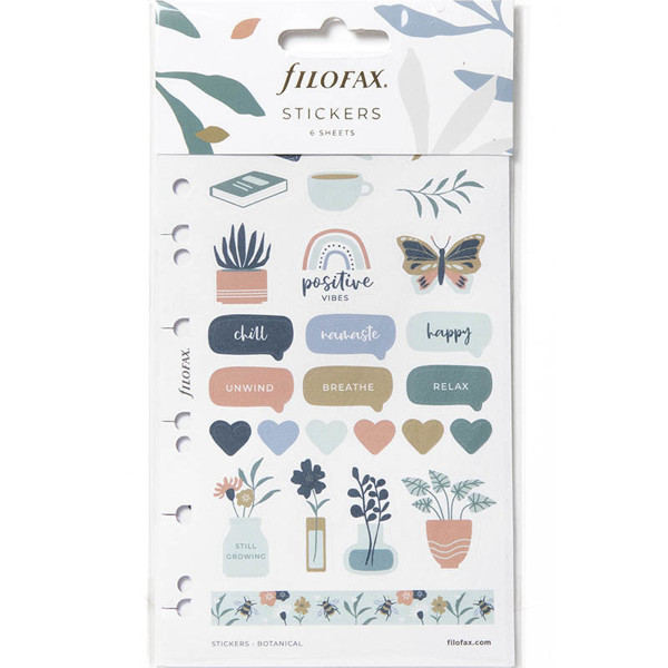 Filofax Stickers Multifix Botanical 6vel